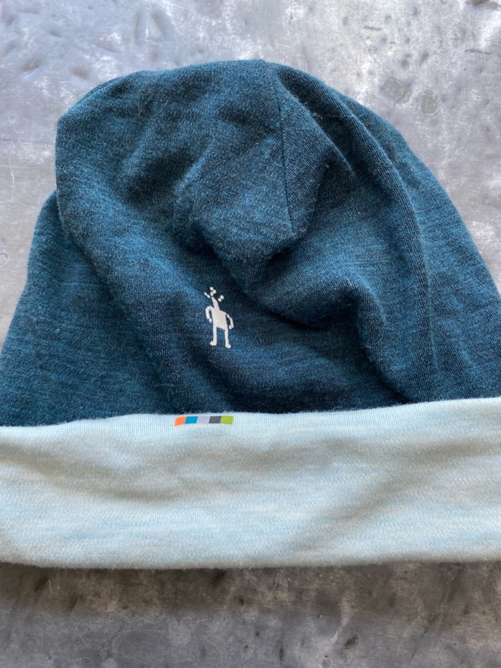 Smartwool Light Teal Knit Hat with White Tag - Picture 2 of 3